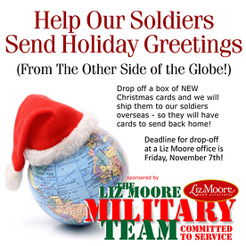 Christmas cards for the troops