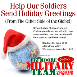 Christmas cards for troops