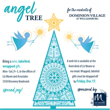 Dominion Village Angel Tree 2021 eCard