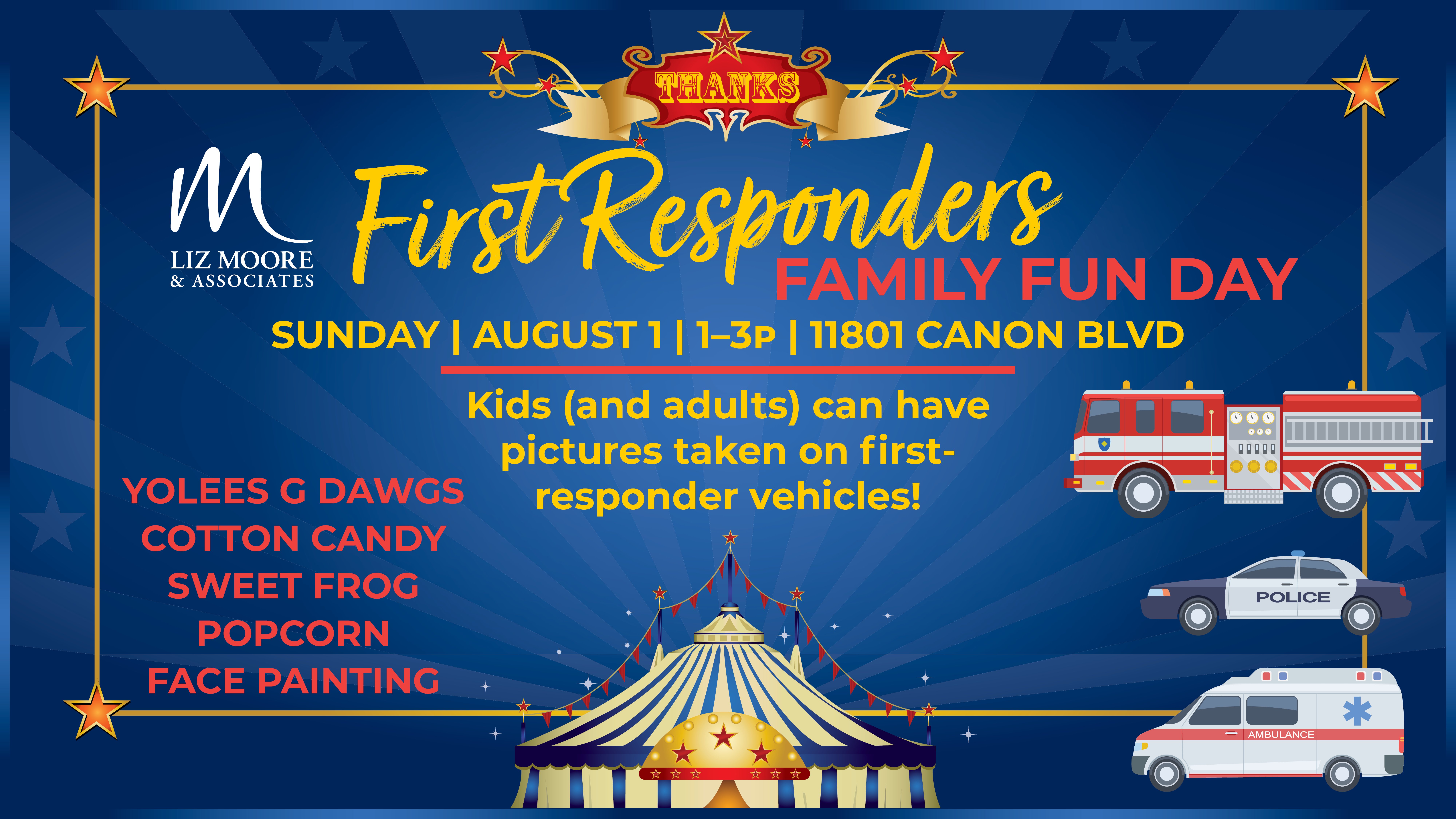 First Responders Family Fun Day August 1, 2021