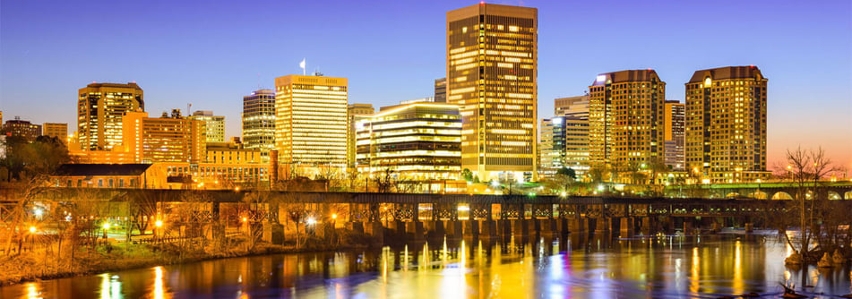 Downtown Richmond skyline