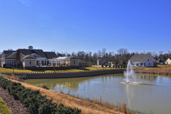 A pond at The Settlement at Powhatan Creek
