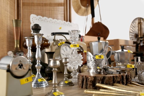 Items with sale price stickers
