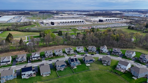 Homes near data center