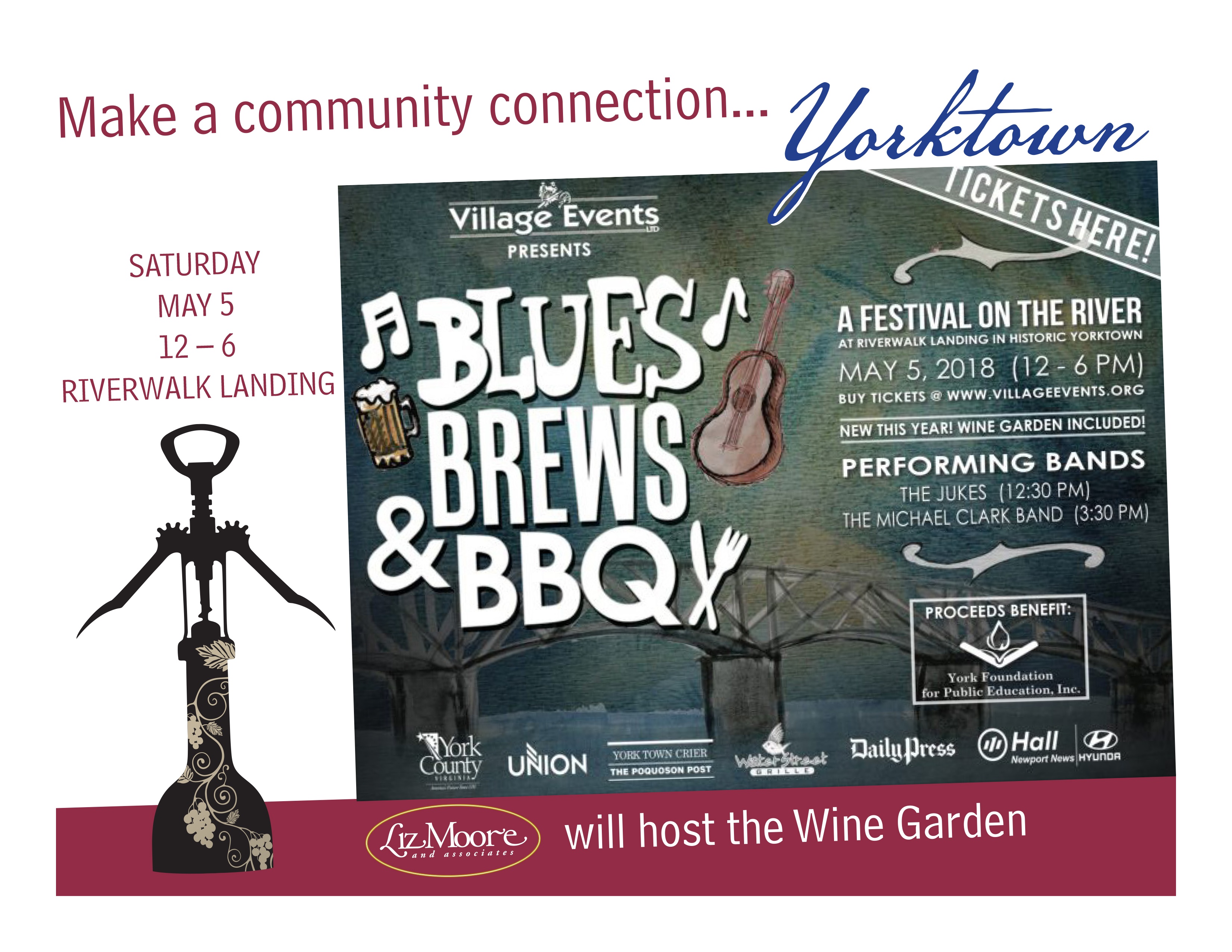 Win a Pair of Tickets to Yorktown's Blues, Brews, & BBQ!