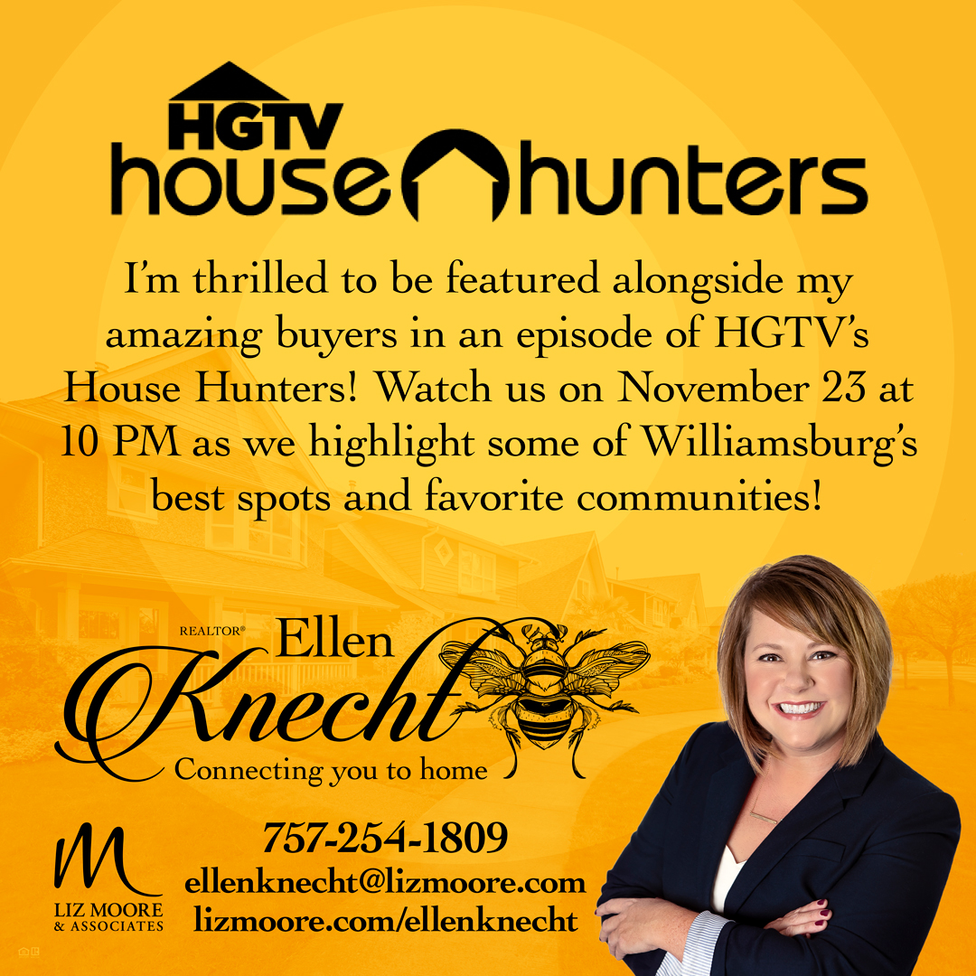 Liz Moore agent Ellen Knecht to be featured along with her clients on HGTV’s House Hunters