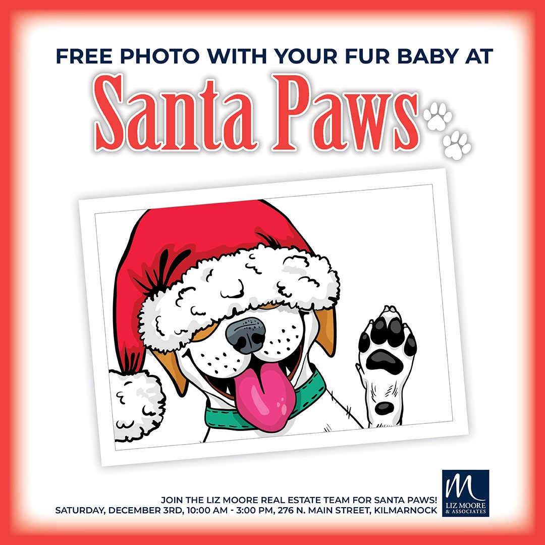Annual Santa Paws Event Taking Place on December 3rd at Liz Moore Kilmarnock Office