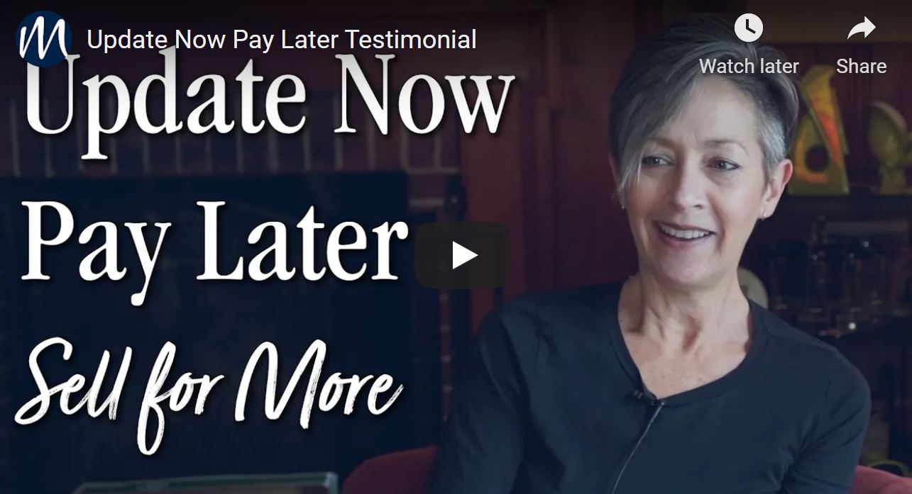 Update Now Pay Later Program: Client Testimonial